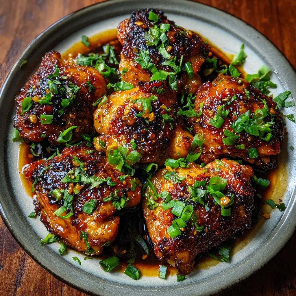 Honey Garlic Chicken Thighs