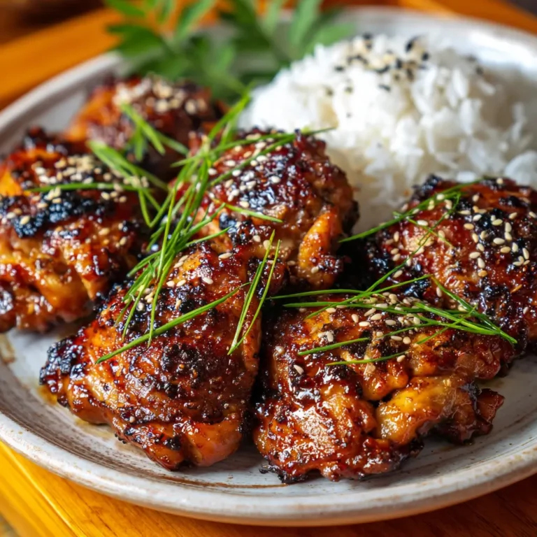 Korean BBQ Chicken Thighs