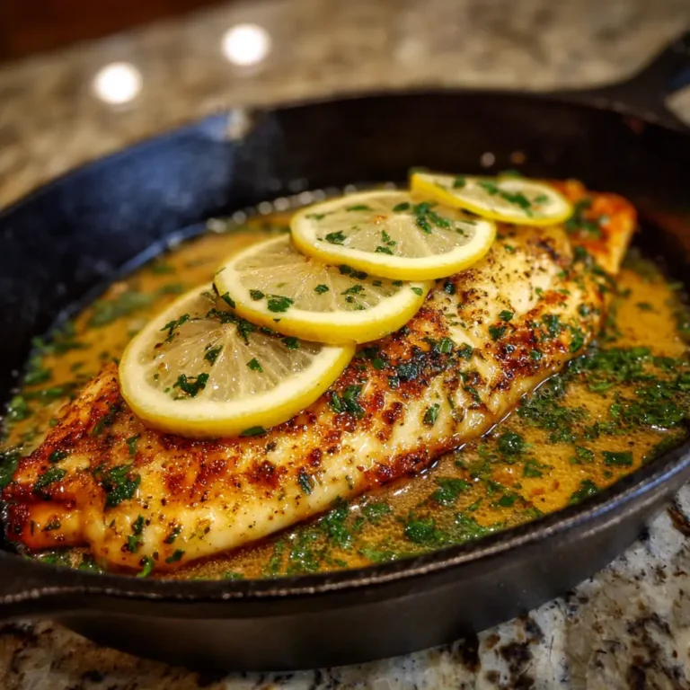 Lemon Butter Garlic Tilapia