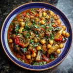 Mediterranean Eggplant and Chickpea Stew