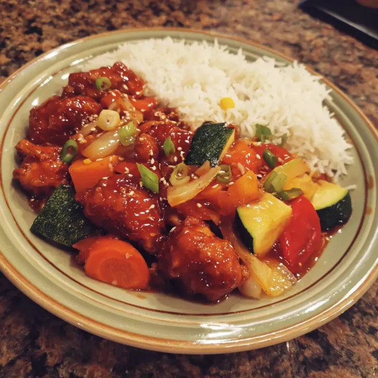 Sweet and Sour Chicken with Veggies
