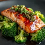 Teriyaki Glazed Salmon with Broccoli