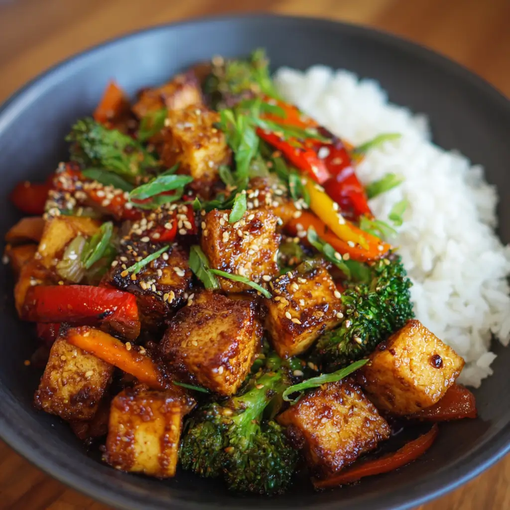 Teriyaki Tofu Stir Fry
